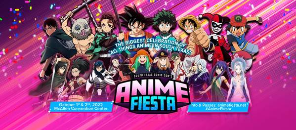 Anime Fiesta Oct 1 & 2, 2022!