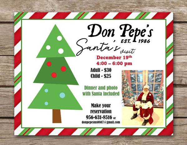 Dinner with Santa At Don Pepe's Restaurant ❤️🌲🎅