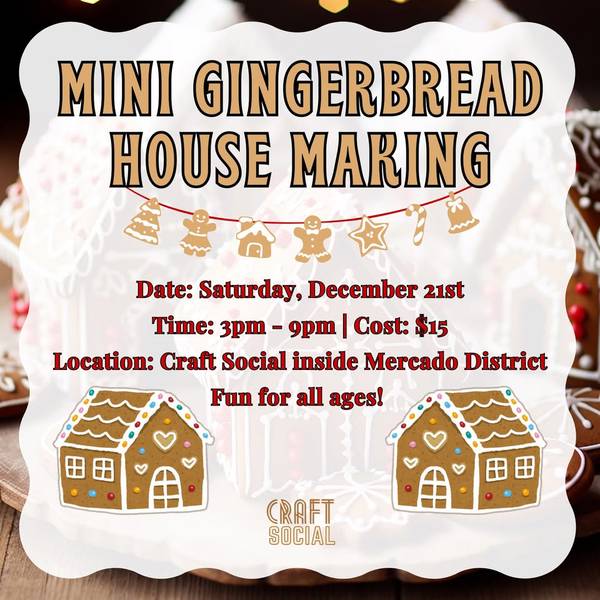 Mini Ginger Bread House Making