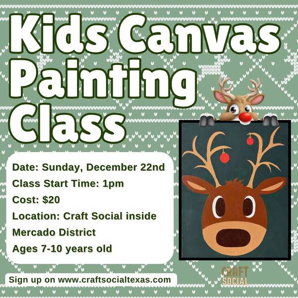 Kids Canvas Painting at Craft Social