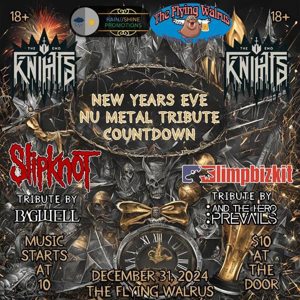 New Years Eve Nu Metal Tribute Countdown