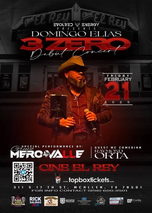 Evolved Energy Presents: Domingo Elias 3Zero Debut Concert