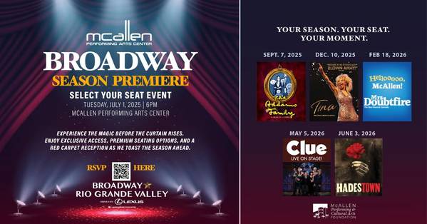 Select A Seat-Broadway in the RGV 