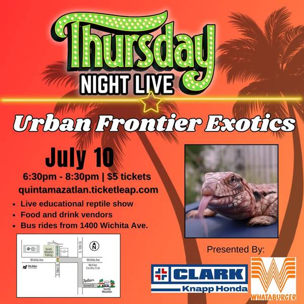 Thursday Night Live with Urban Frontier Exotics 