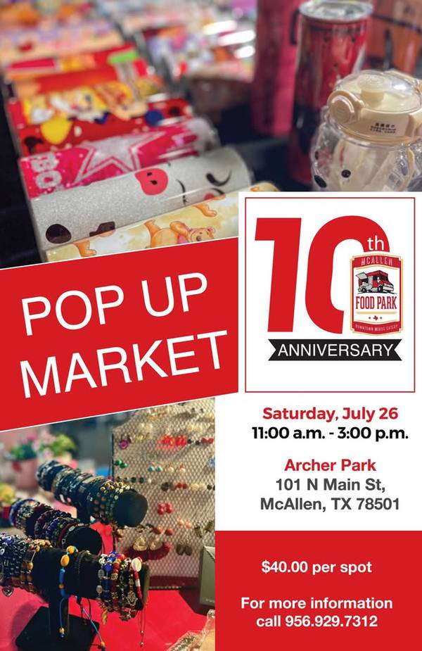 10th Anniversary Pop Up Market