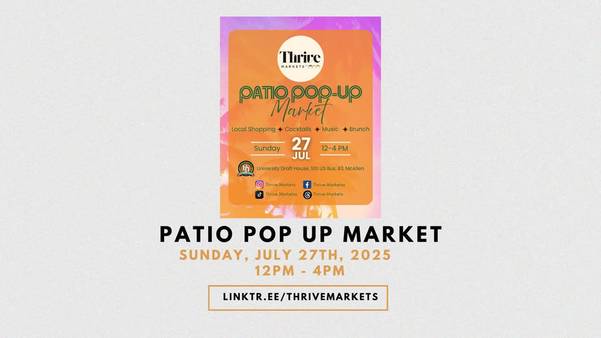 Patio Pop Up Market