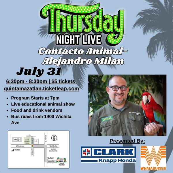 Thursday Night Live with Contacto Animal