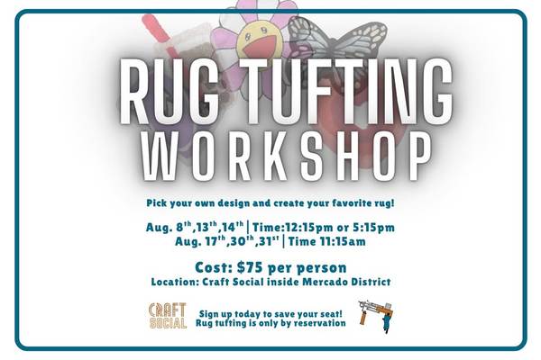 Rug Tufting at Craft Social