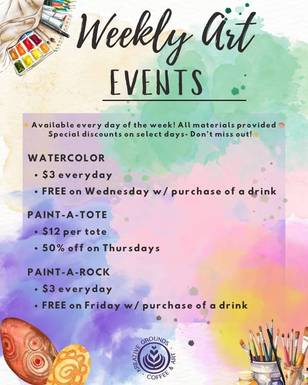 Weekly Art Events