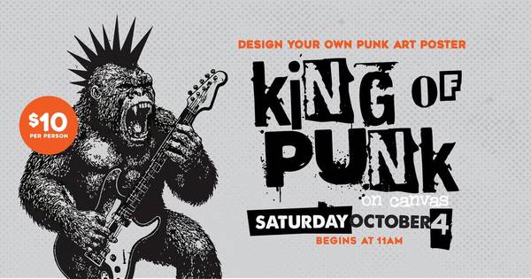 KING of PUNK - Design Your Own Monster Punk Poster