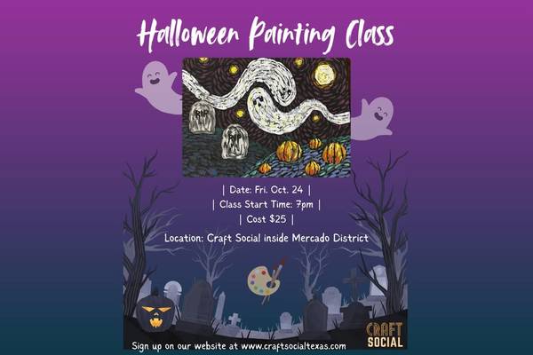 ✨ Halloween Painting Class 🎃
