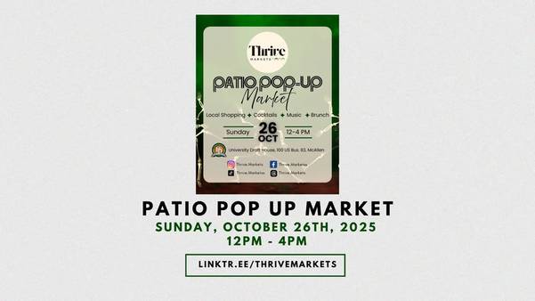 Patio Pop Up Market