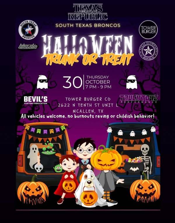 Tower Burger Co. Halloween Trunk Or Treat