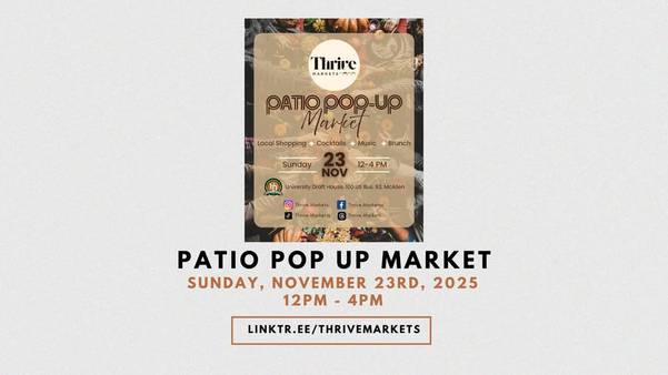 Patio Pop Up Market