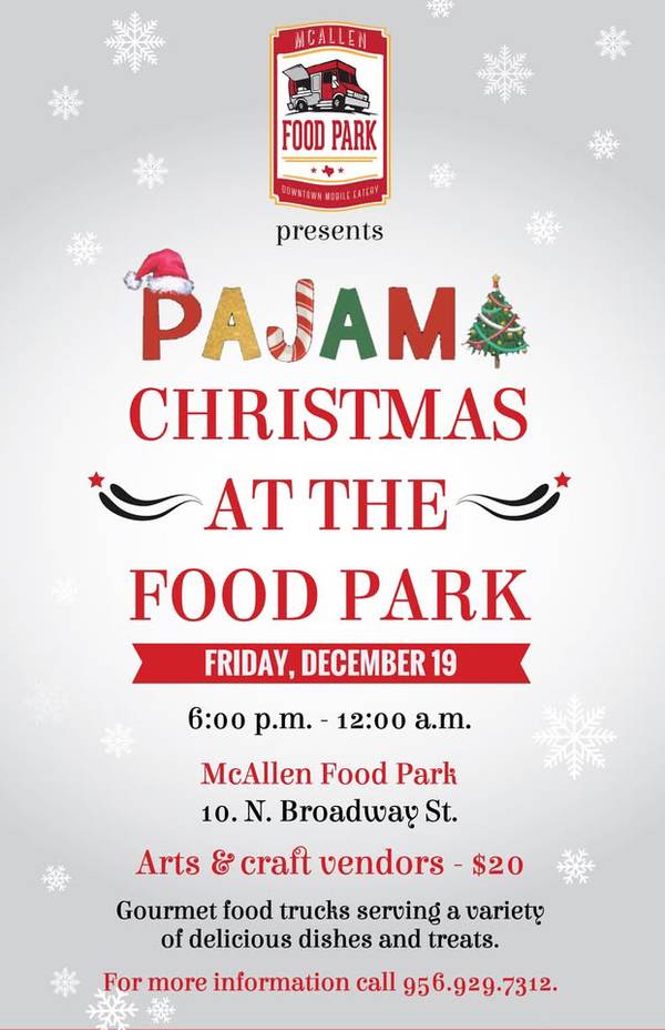 Pajama Christmas at the Food Park