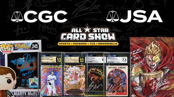 JSA and CGC Cards at the All Star Card Show