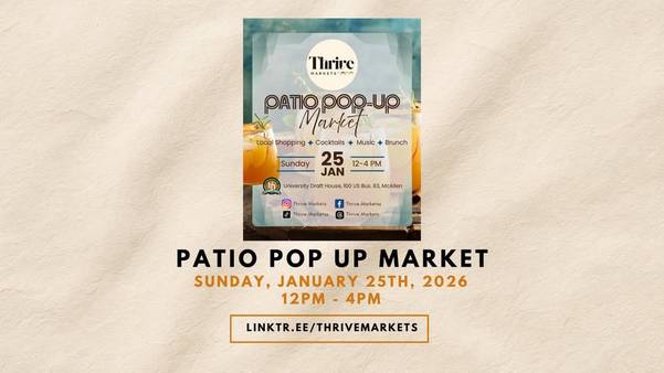 Patio Pop Up Market