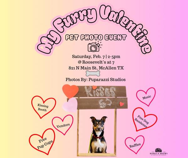 MY FURRY VALENTINE Pet Photo Event