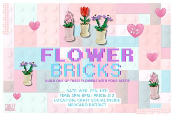 Flower Brick building at Craft Social