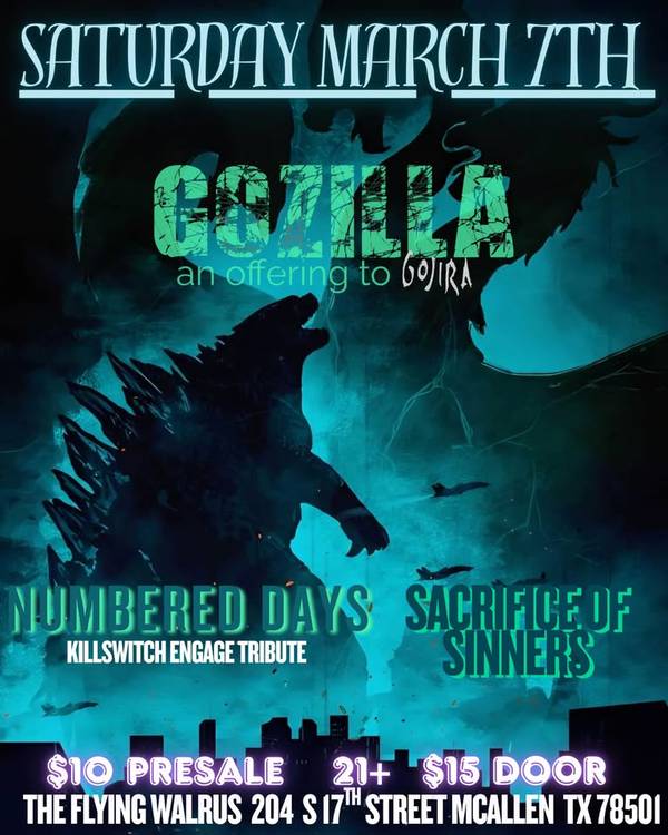 Gozilla Tribute to Gojira, Numbered Days, Sacrifice of Sinners
