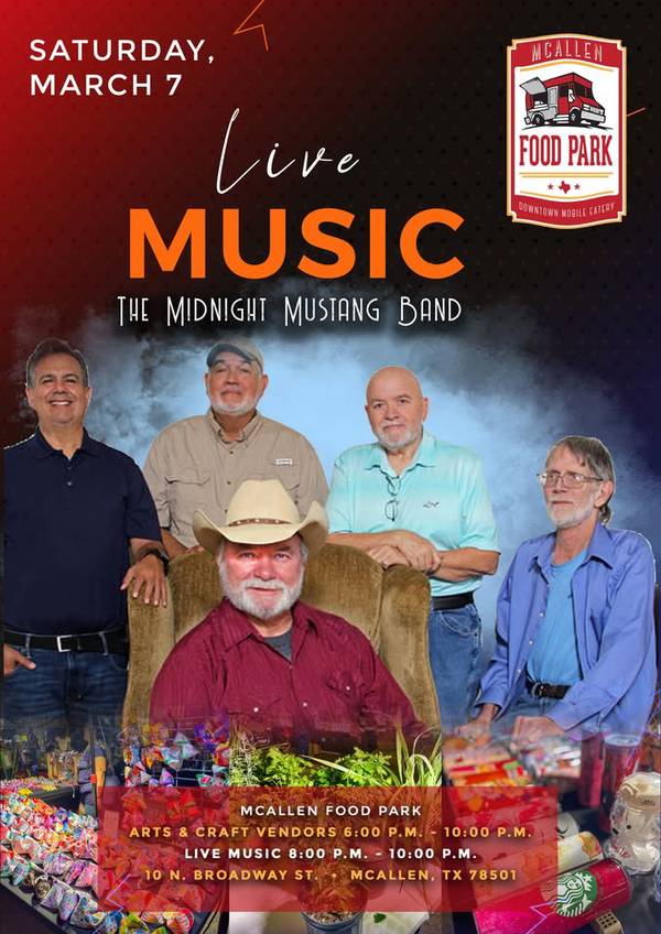 Live Music by The Midnight Mustang Band