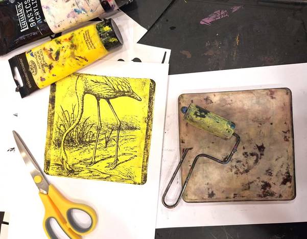 Adult Workshop - Gel Plate Monoprints