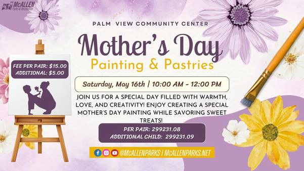 Mother’s Day Painting & Pastries